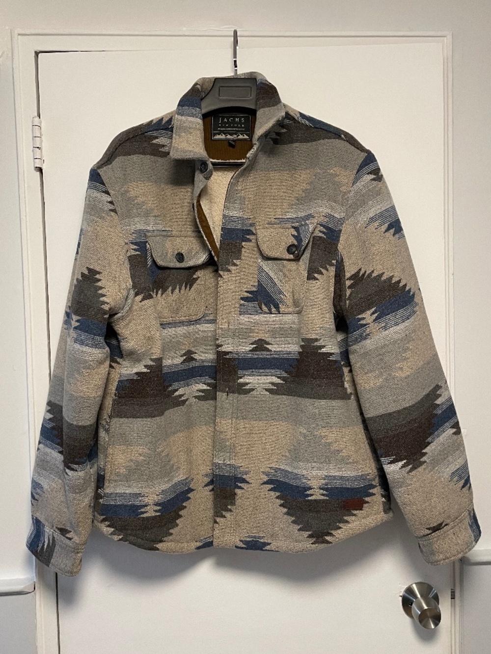 Jachs New York Sherpa Lined Shirt Jacket Men's - XL